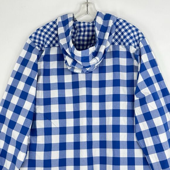 ENGELBERT STRAUSS Jacket Men's 2XL Overshirt Button Up Plaid Collar Hooded - Picture 5 of 16